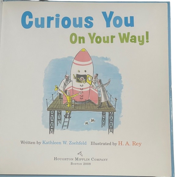 Lot of 6 Curious George Books Dictionary Children Kids Hardcover H.A. Rey - Picture 3 of 16